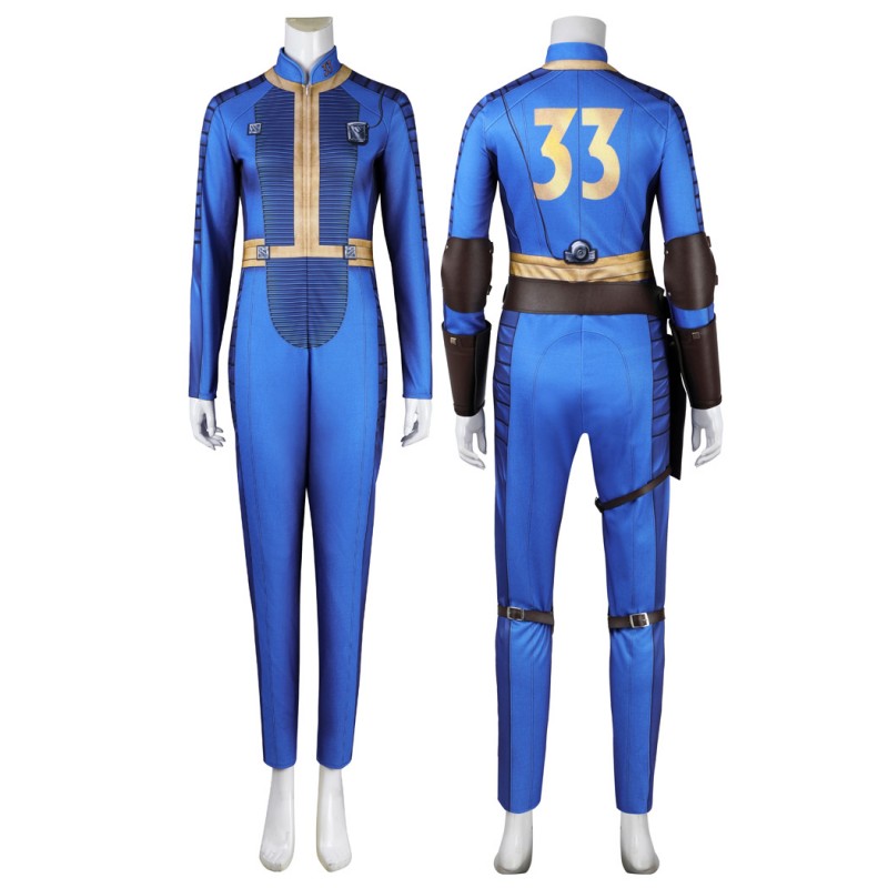Male Lucy Vault Cosplay Costume Adult Blue Bodysuit Halloween Suit
