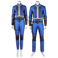 Fallout Season 1 Costume Men and Lucy Fallout Cosplay Suit Blue Bodysuit Halloween Outfits