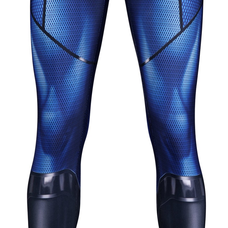 Bombastic Bag-Man Suit Game Spiderman Cosplay Costumes Blue Adult Jumpsuit