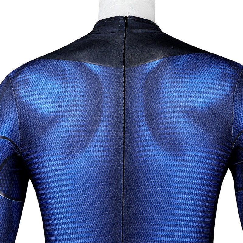 Bombastic Bag-Man Suit Game Spiderman Cosplay Costumes Blue Adult Jumpsuit