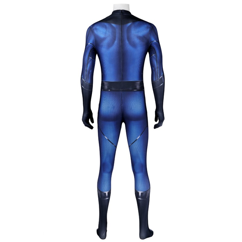 Bombastic Bag-Man Suit Game Spiderman Cosplay Costumes Blue Adult Jumpsuit