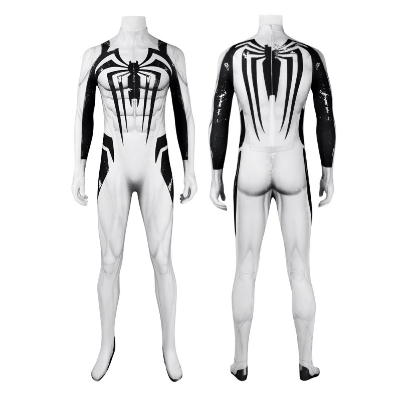 Anti-Venom Suit Spider-Man 2 PS5 Cosplay Costumes Men Halloween Jumpsuit