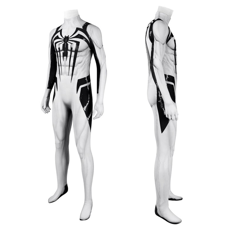 Anti-Venom Suit Spider-Man 2 PS5 Cosplay Costumes Men Halloween Jumpsuit