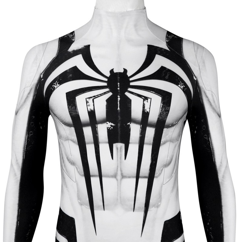 Anti-Venom Suit Spider-Man 2 PS5 Cosplay Costumes Men Halloween Jumpsuit