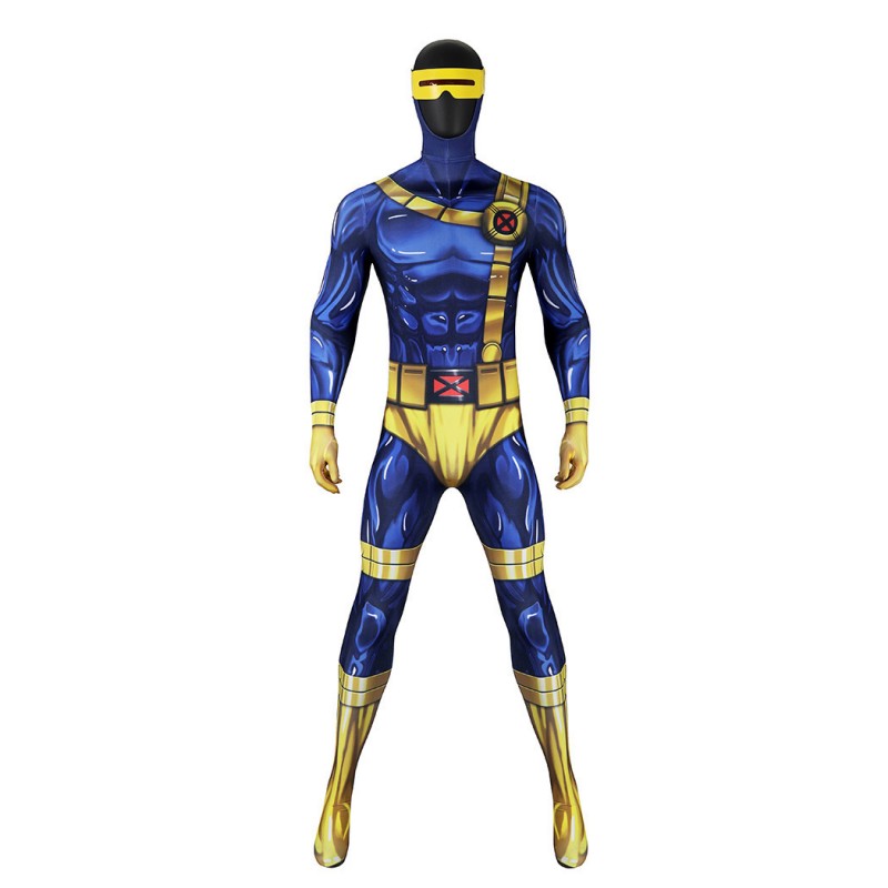 X-Men 97 Cyclops Suit Scott Summers Jumpsuit Halloween Cosplay Costumes