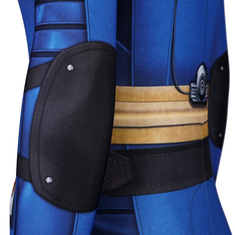 Vault 33 Jumpsuit 2024 TV Lucy Blue Cosplay Costumes Adult Suit Accessories Pattern