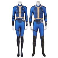 Vault 33 Jumpsuit 2024 TV Lucy Blue Cosplay Costumes Adult Suit Accessories Pattern