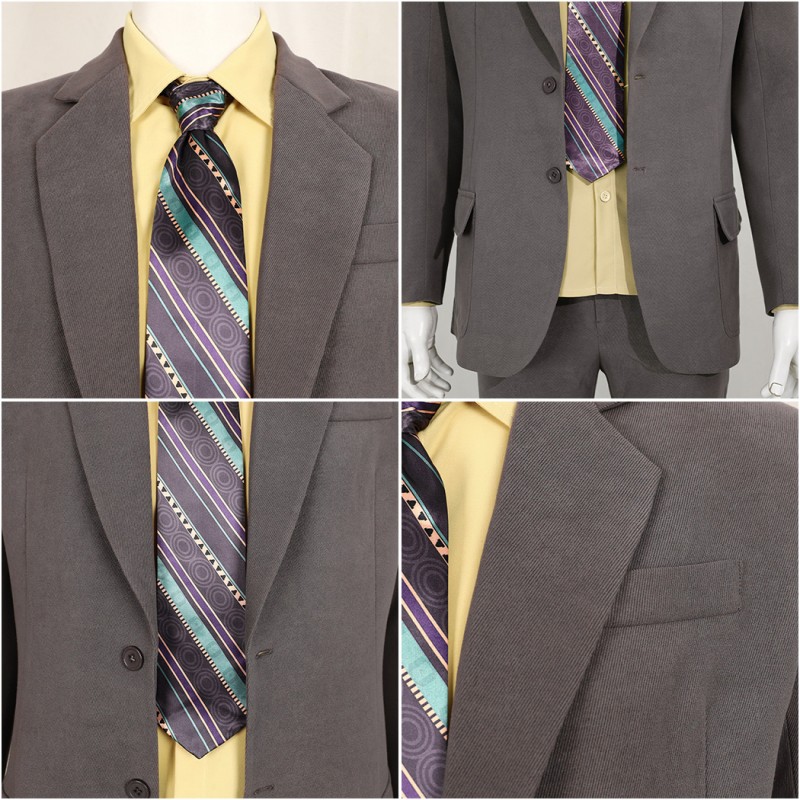 Arthur Fleck Halloween Costumes 2024 Joaquin Gray Cosplay Suit