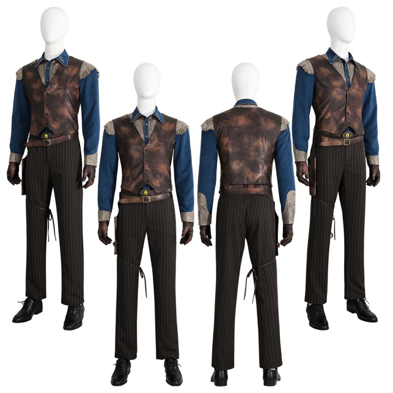 Vault Scavenger Costume Game Male Halloween Cosplay Suit Scavenger Outfit