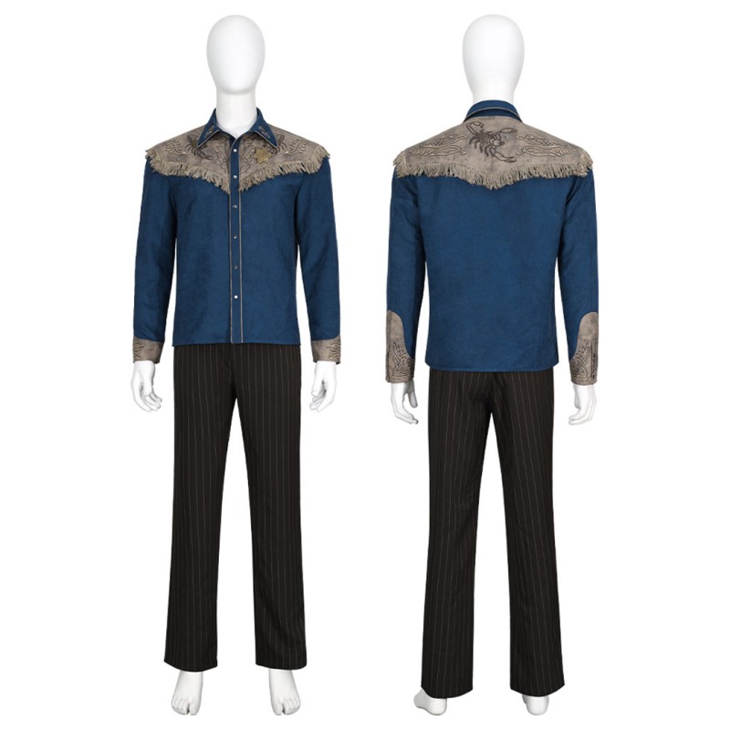 Vault Scavenger Costume Game Male Halloween Cosplay Suit Scavenger Outfit
