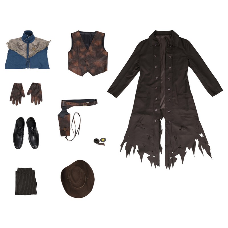 Vault Scavenger Costume Game Male Halloween Cosplay Suit Scavenger Outfit