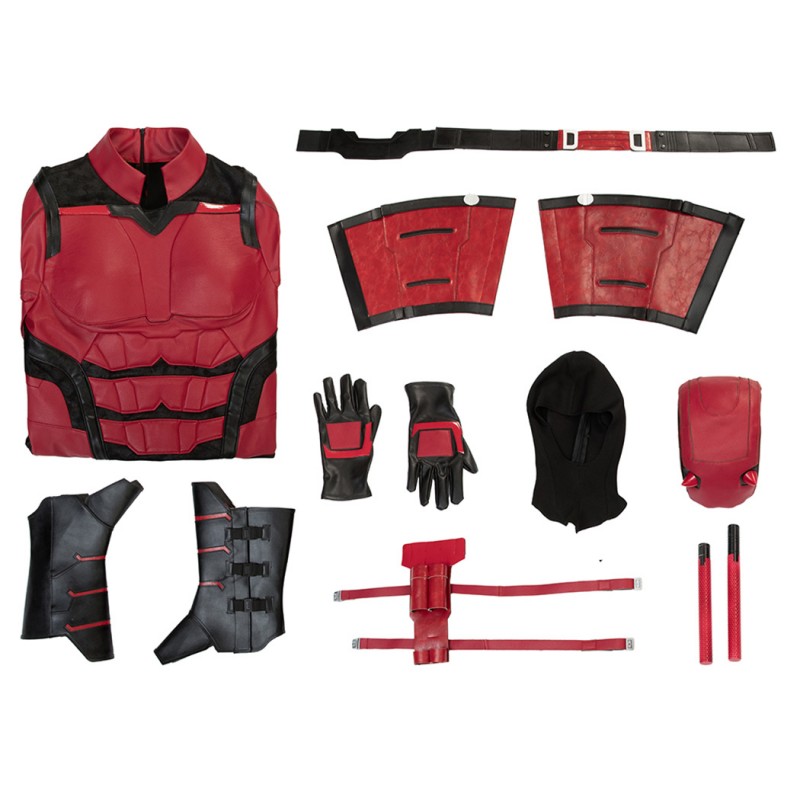 Daredevil Halloween Costumes Daredevil Born Again Cosplay Suit New Red Outfits