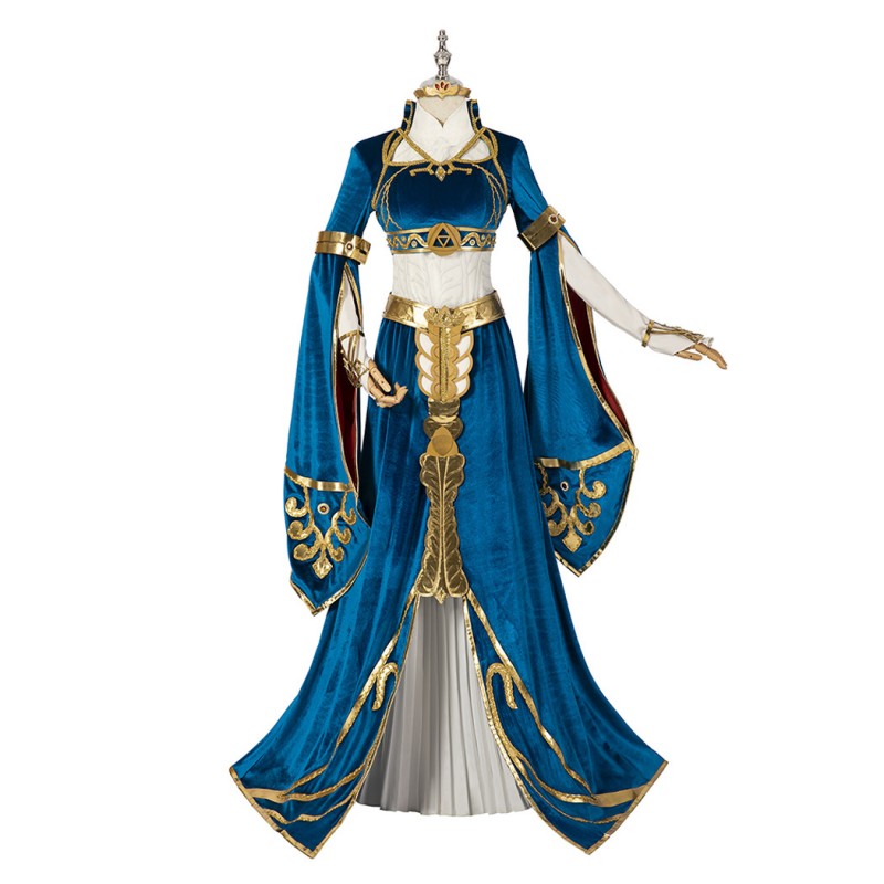 Princess Zelda Halloween Costume The Legend of Zelda Breath of the Wild Cosplay Suit Dress Outfits