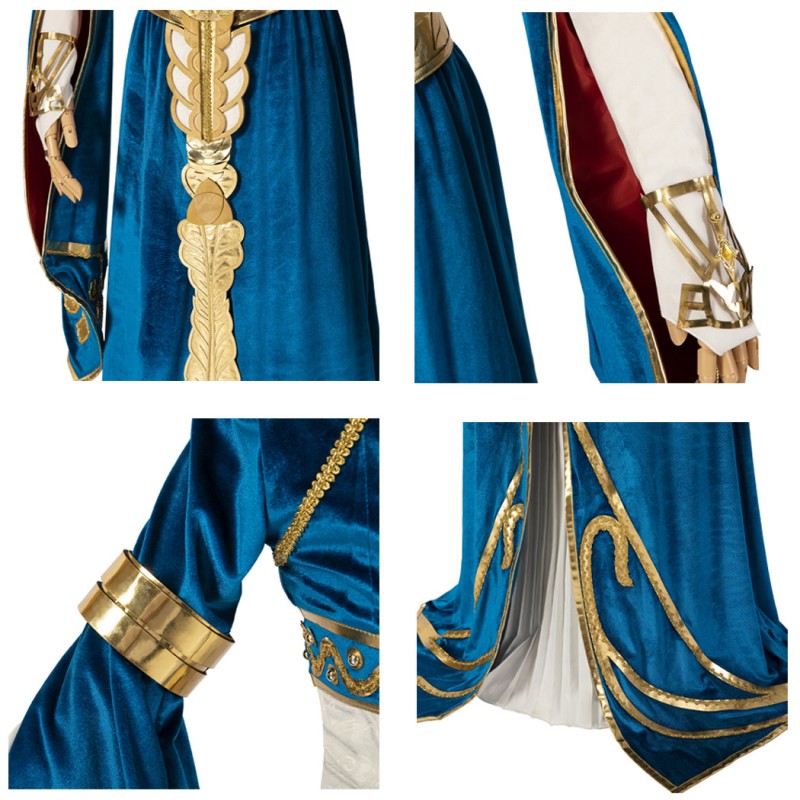 Princess Zelda Halloween Costume The Legend of Zelda Breath of the Wild Cosplay Suit Dress Outfits