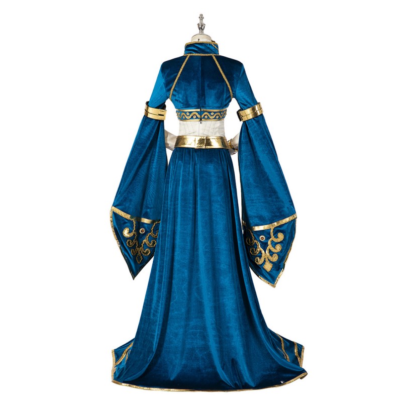 Princess Zelda Halloween Costume The Legend of Zelda Breath of the Wild Cosplay Suit Dress Outfits