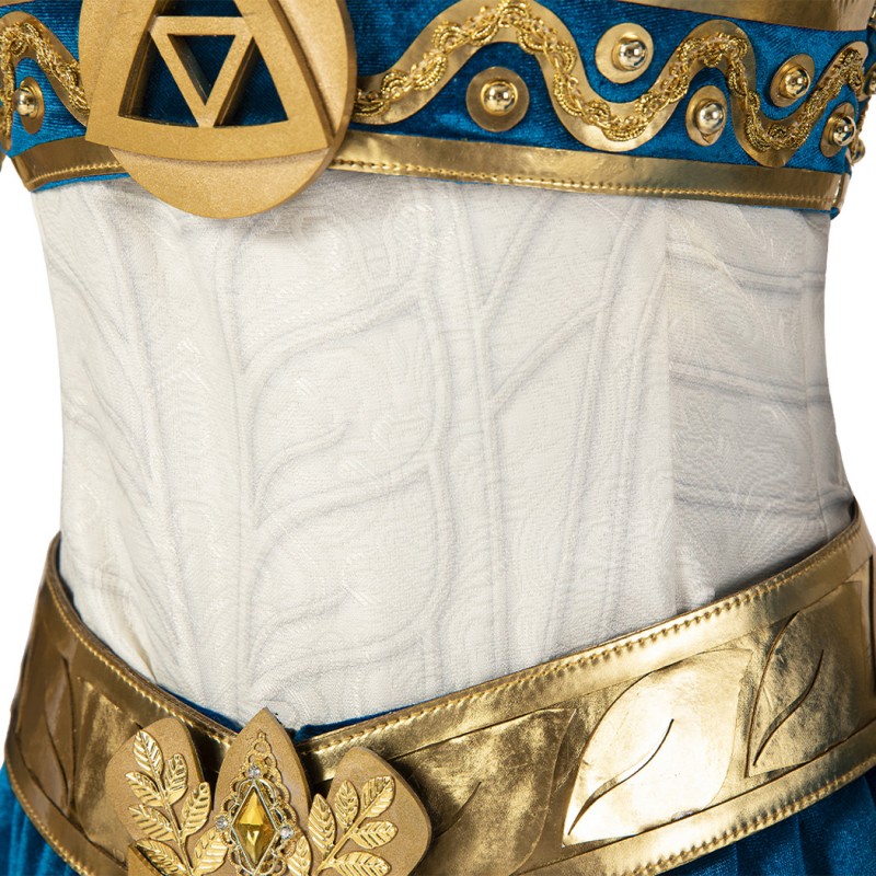 Princess Zelda Halloween Costume The Legend of Zelda Breath of the Wild Cosplay Suit Dress Outfits