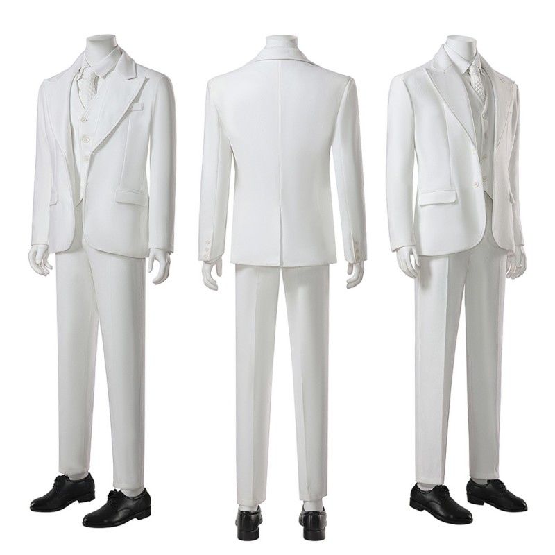 Joaquin Halloween Costumes 2024 Arthur Cosplay Suit Black White Outfits