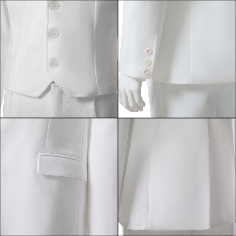 Joaquin Halloween Costumes 2024 Arthur Cosplay Suit Black White Outfits