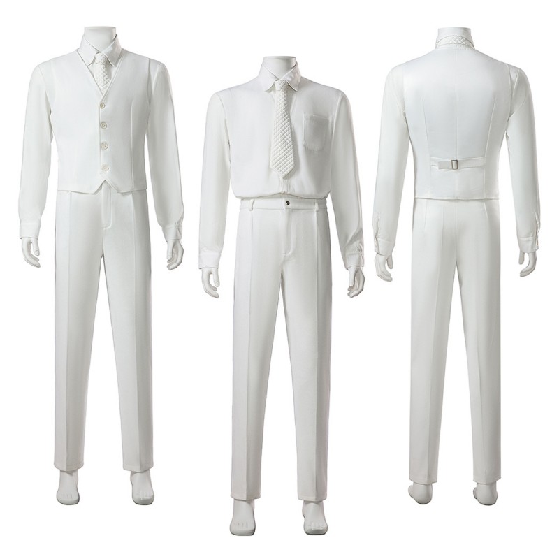 Joaquin Halloween Costumes 2024 Arthur Cosplay Suit Black White Outfits