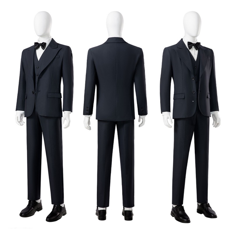 Joaquin Halloween Costumes 2024 Arthur Cosplay Suit Black White Outfits
