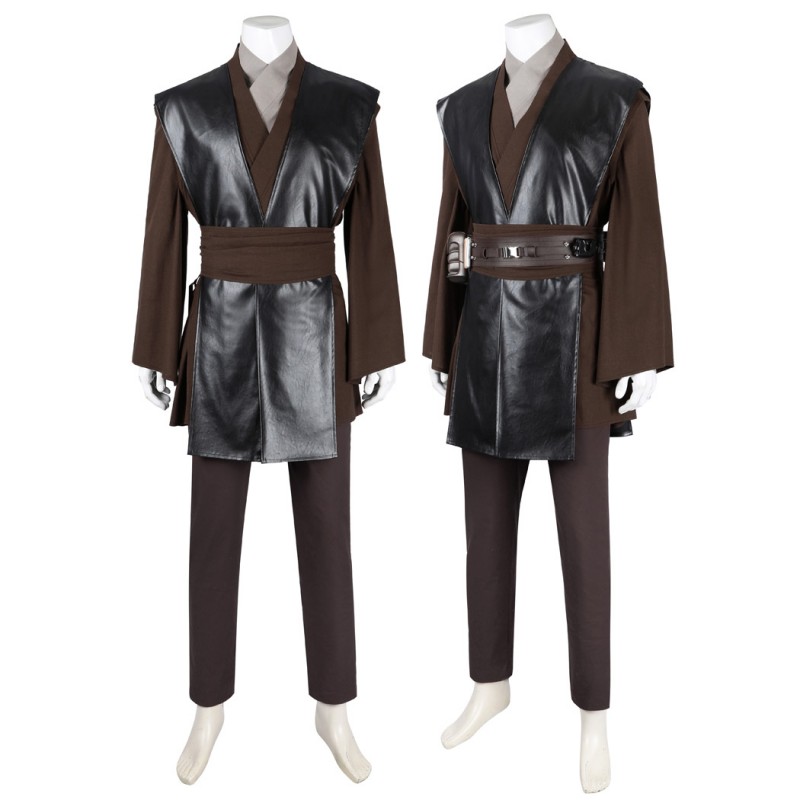 Anakin Skywalker Halloween Suit Star War Episode II Attack of the Clones Cosplay Costumes