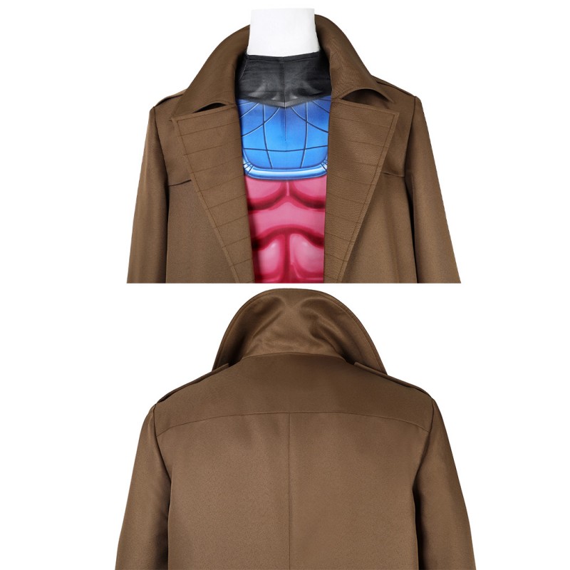X-Men 97 Gambit Costume Remy Etienne LeBeau Cosplay Suit Men Outfits