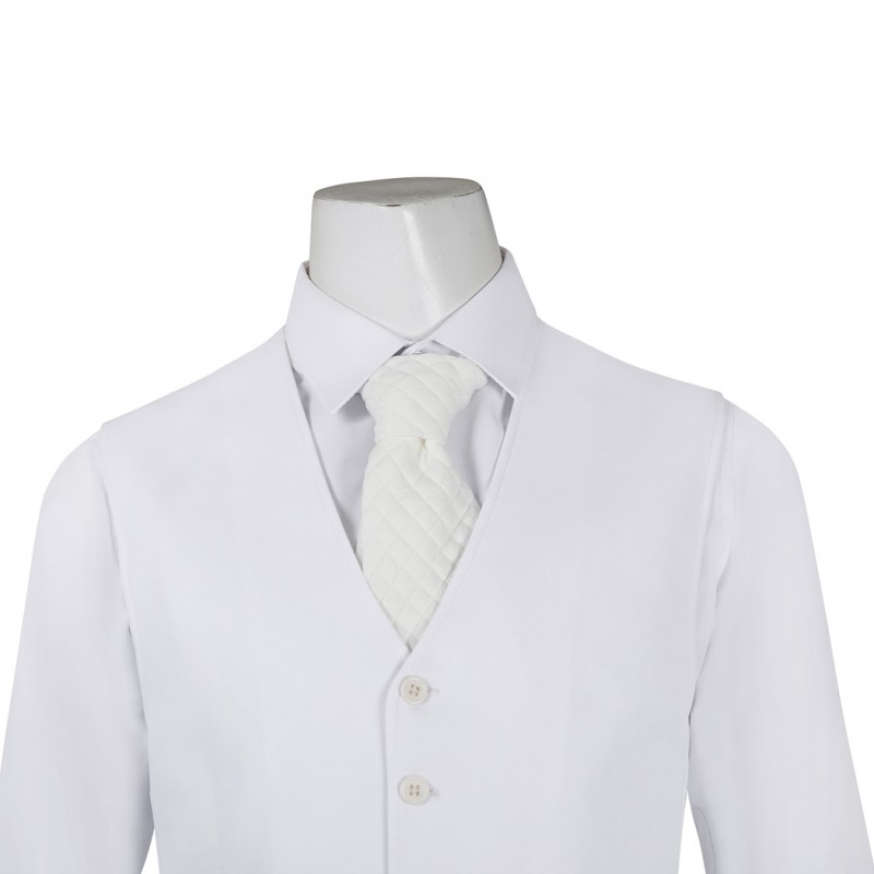 Arthur Fleck Suit Joaquin Cosplay Costumes White Uniform