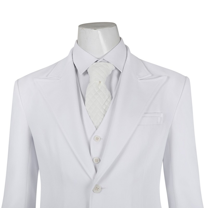 Arthur Fleck Suit Joaquin Cosplay Costumes White Uniform