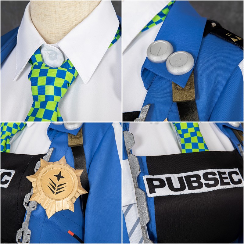 Zhu Yuan Halloween Costume Game Zenless Zone Zero Cosplay Suit