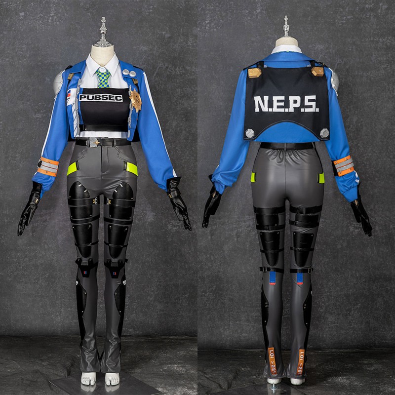 Zhu Yuan Halloween Costume Game Zenless Zone Zero Cosplay Suit