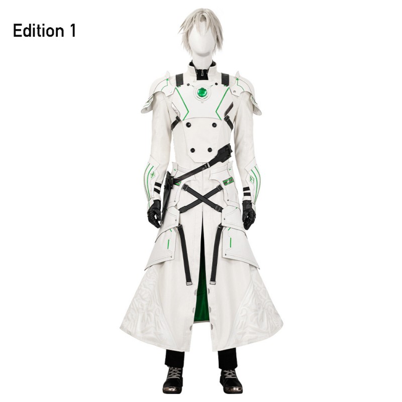 FF7 Remake Sephiroth Suit Final Fantasy VII Lifestream Cosplay Costumes White Outfits