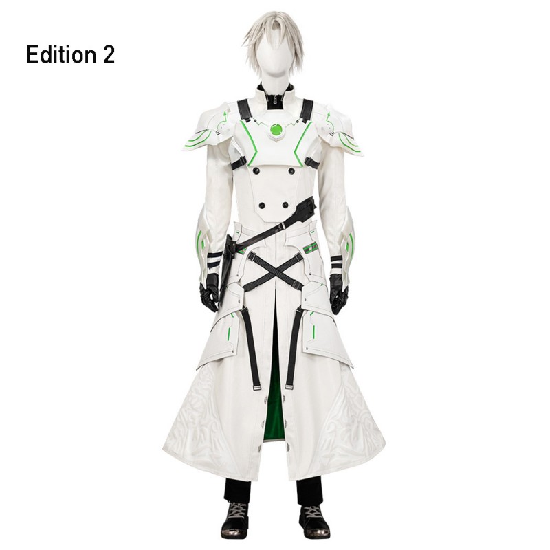 FF7 Remake Sephiroth Suit Final Fantasy VII Lifestream Cosplay Costumes White Outfits