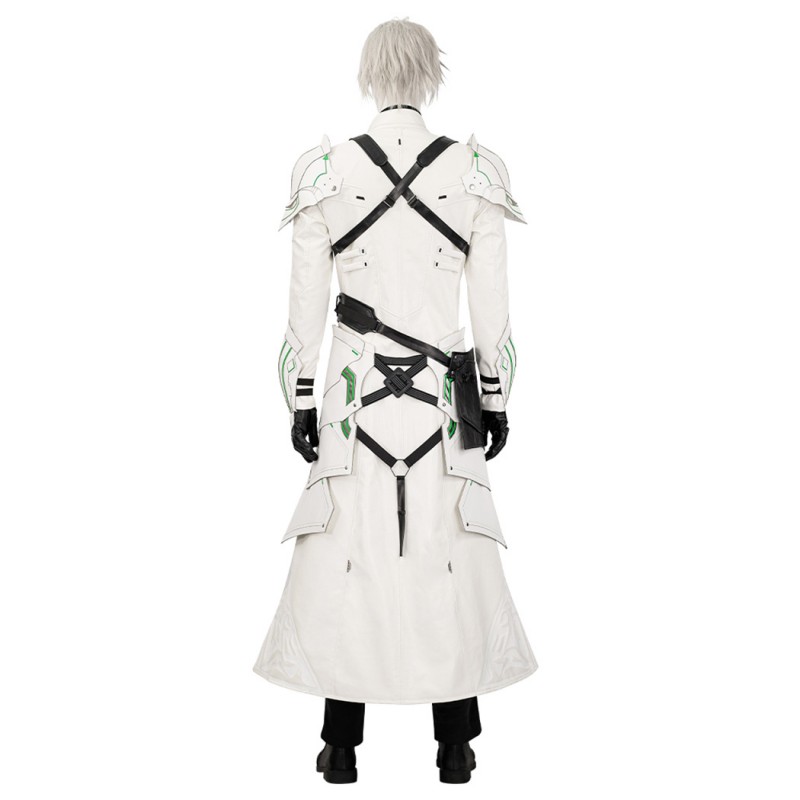 FF7 Remake Sephiroth Suit Final Fantasy VII Lifestream Cosplay Costumes White Outfits