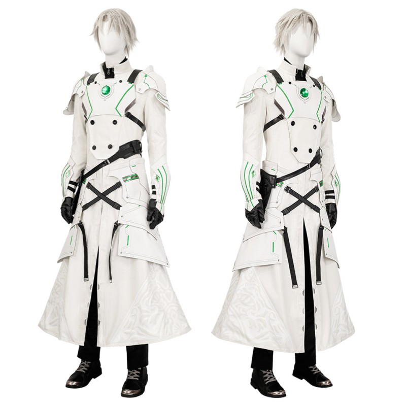 FF7 Remake Sephiroth Suit Final Fantasy VII Lifestream Cosplay Costumes White Outfits