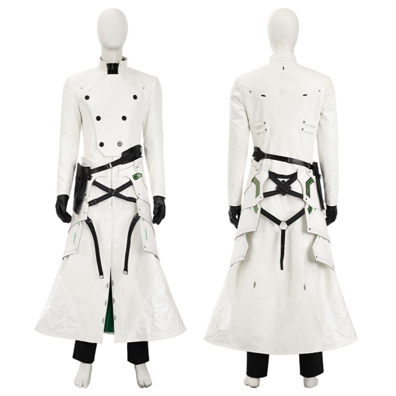 FF7 Remake Sephiroth Suit Final Fantasy VII Lifestream Cosplay Costumes White Outfits