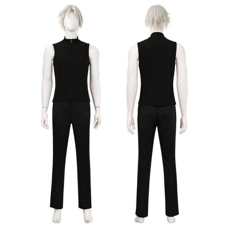 FF7 Remake Sephiroth Suit Final Fantasy VII Lifestream Cosplay Costumes White Outfits
