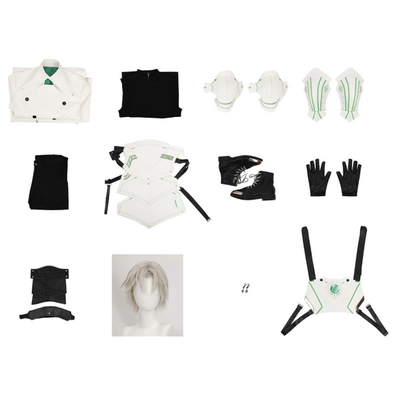 FF7 Remake Sephiroth Suit Final Fantasy VII Lifestream Cosplay Costumes White Outfits