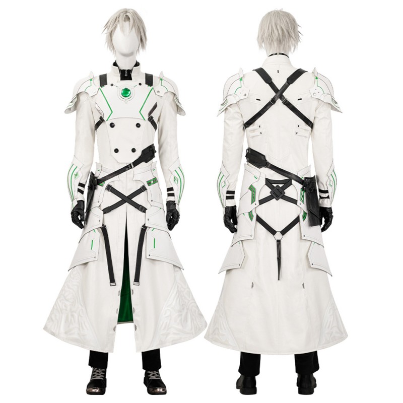 FF7 Remake Sephiroth Suit Final Fantasy VII Lifestream Cosplay Costumes White Outfits
