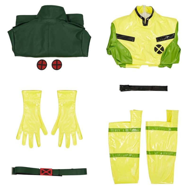 Rogue Costume X-Men 97 Anna Marie Cosplay Suit Women Halloween Outfits