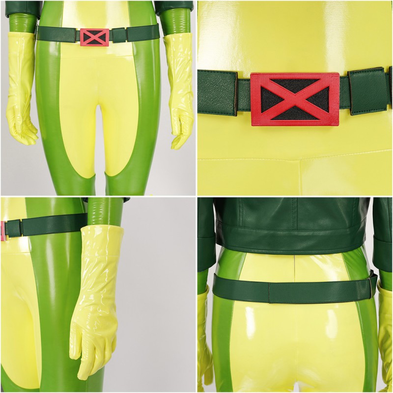 Rogue Costume X-Men 97 Anna Marie Cosplay Suit Women Halloween Outfits