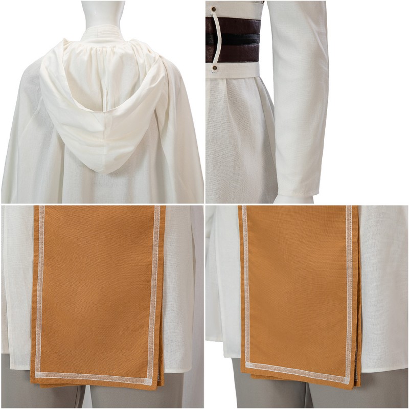 Jedi Master Sol Costume Star Wars The Acolyte Cosplay Suit White Cape