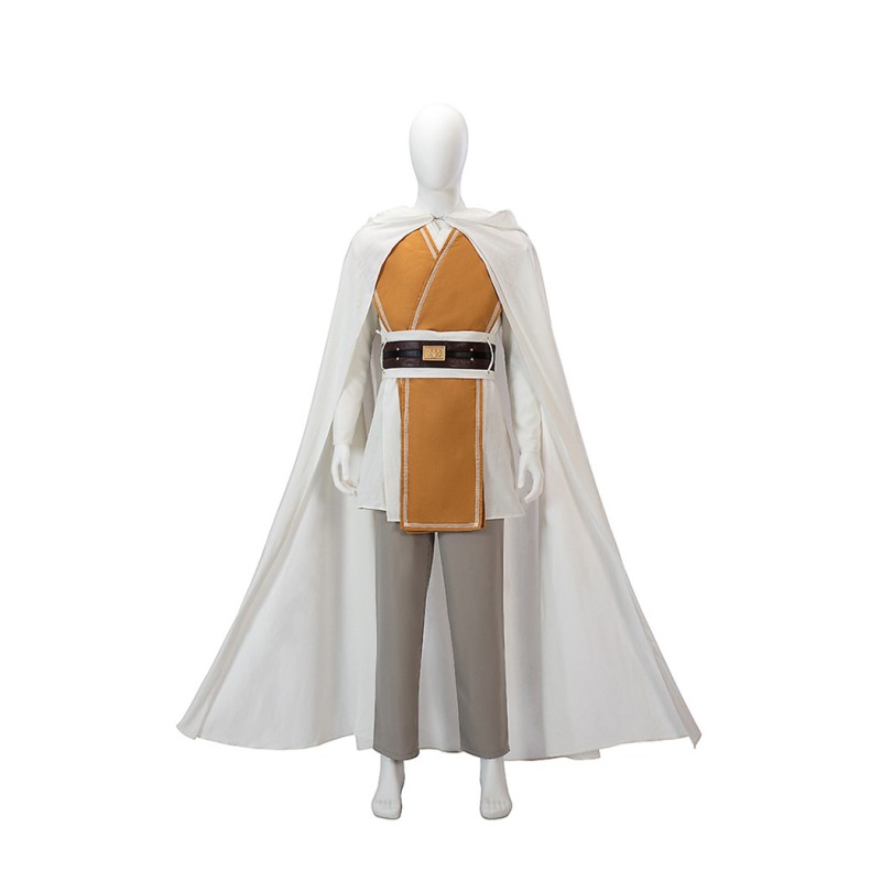 Jedi Master Sol Costume Star Wars The Acolyte Cosplay Suit White Cape