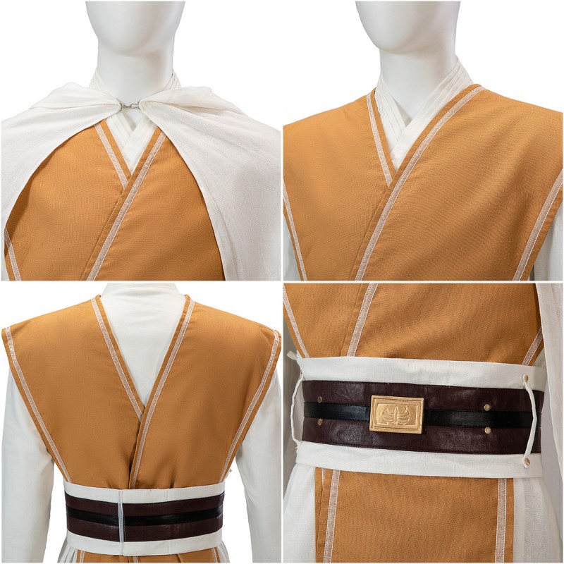 Jedi Master Sol Costume Star Wars The Acolyte Cosplay Suit White Cape