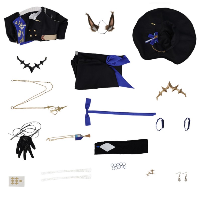 Arknights Ambience Synesthesia Costume Game Men Halloween Cosplay Suit