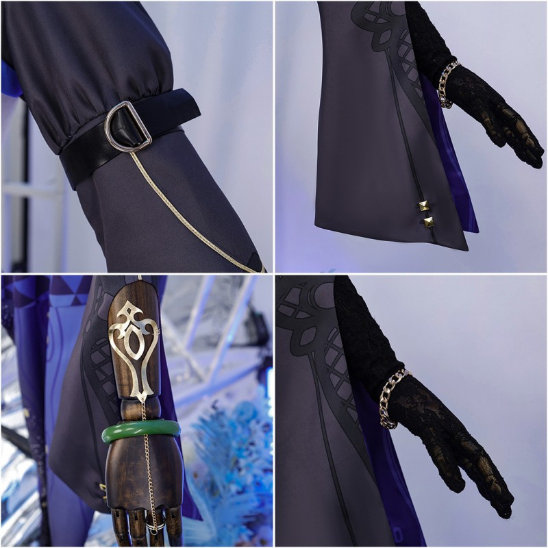 Honkai Star Rail Jade Suit Game Cosplay Costumes Women Halloween Outfits