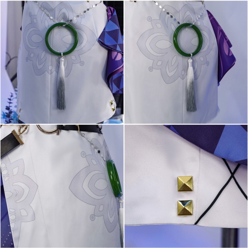 Honkai Star Rail Jade Suit Game Cosplay Costumes Women Halloween Outfits