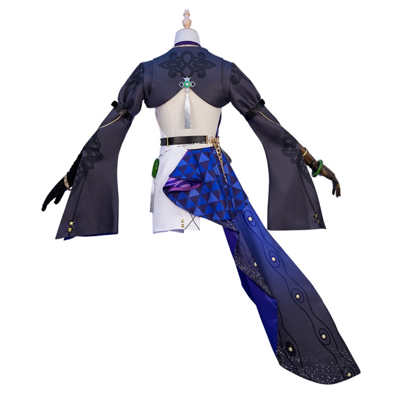 Honkai Star Rail Jade Suit Game Cosplay Costumes Women Halloween Outfits