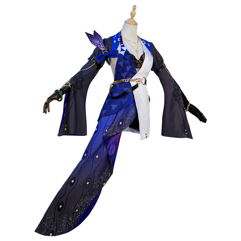 Honkai Star Rail Jade Suit Game Cosplay Costumes Women Halloween Outfits