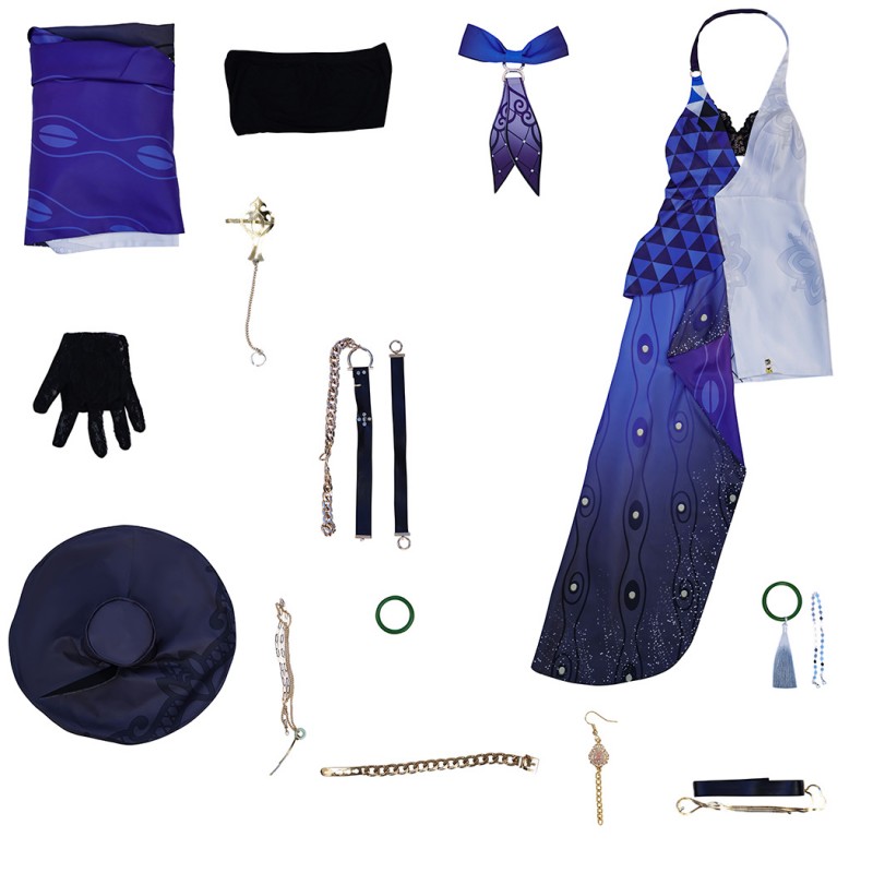 Honkai Star Rail Jade Suit Game Cosplay Costumes Women Halloween Outfits