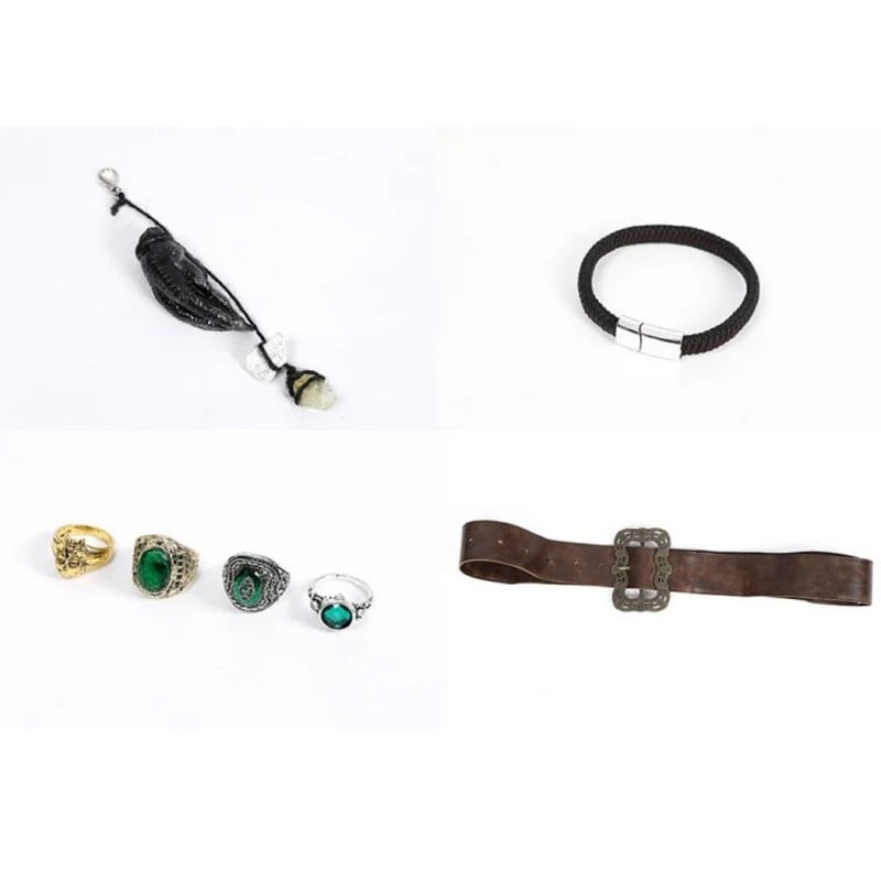 Jack Cosplay Costume Suit Captain Halloween Outfits